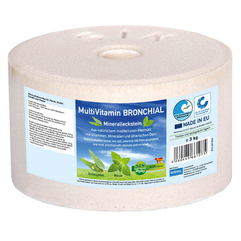 Lizawka dla konia Imima Multiwitaminowa BRONCHIAL 3kg na drogi oddechowe