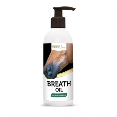 HorseLinePRO Breath Oil oliwka wspierająca drogi oddechowe koni 250ml