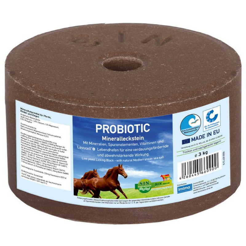 Lizawka dla konia Imima PROBIOTIC 3kg z żywymi drożdżami