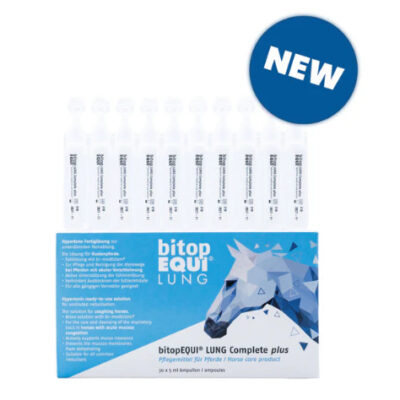 bitopEQUI® LUNG Complete PLUS 30x5 ml mukolityk z ektoiną dla koni