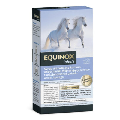Equinox Inhale syrop - suplement dla koni z na układ oddechowy RAO Astma Alergia