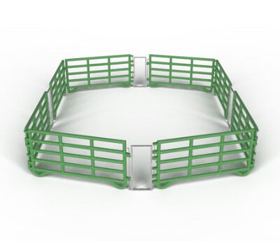 Haygain zagroda - mobilne ogrodzenie dla koni DuraCorral Creep Pen (8 paneli i 4 łuki) na padok